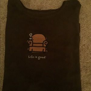 Women’s L/S Life is Good tshirt